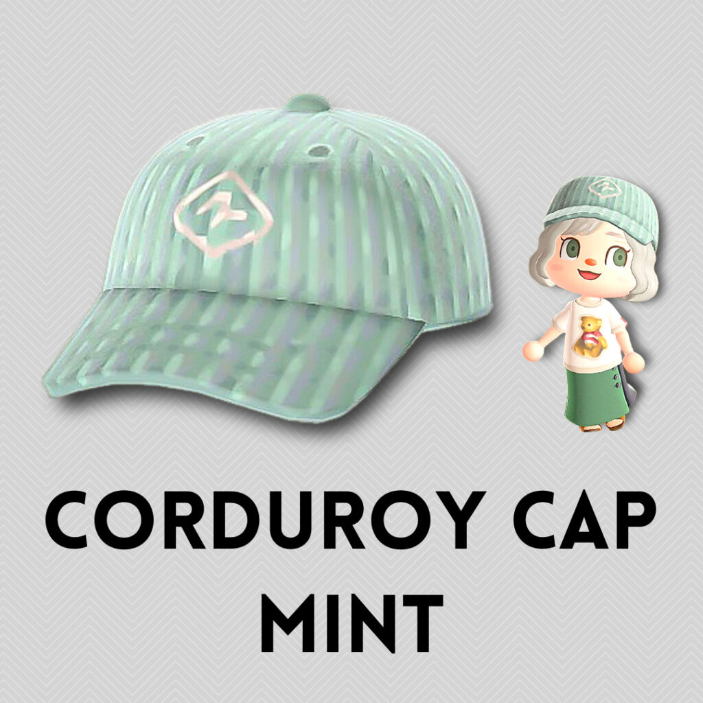 corduroy cap mint