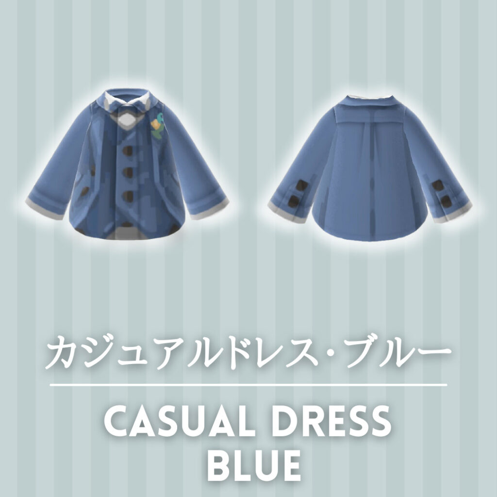 casual dress blue