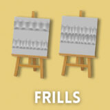 フリル生地 [Frills]【あつ森マイデザ】